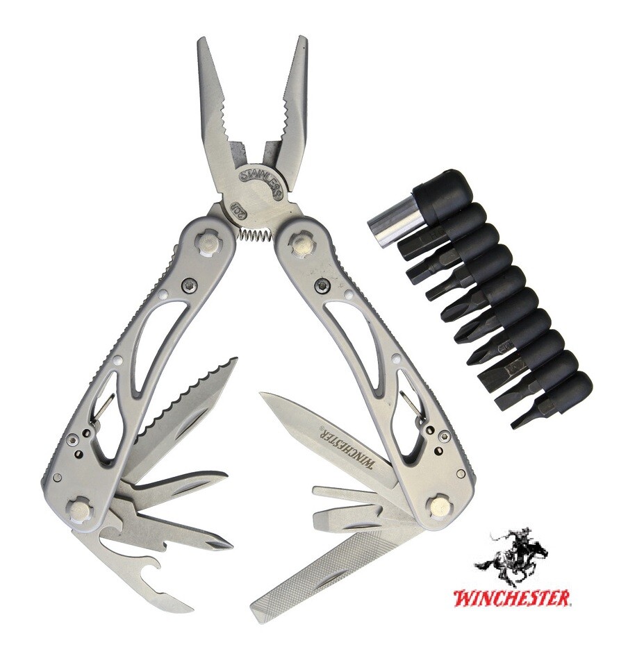 Winchester Multi Tool with Bits and Sheath