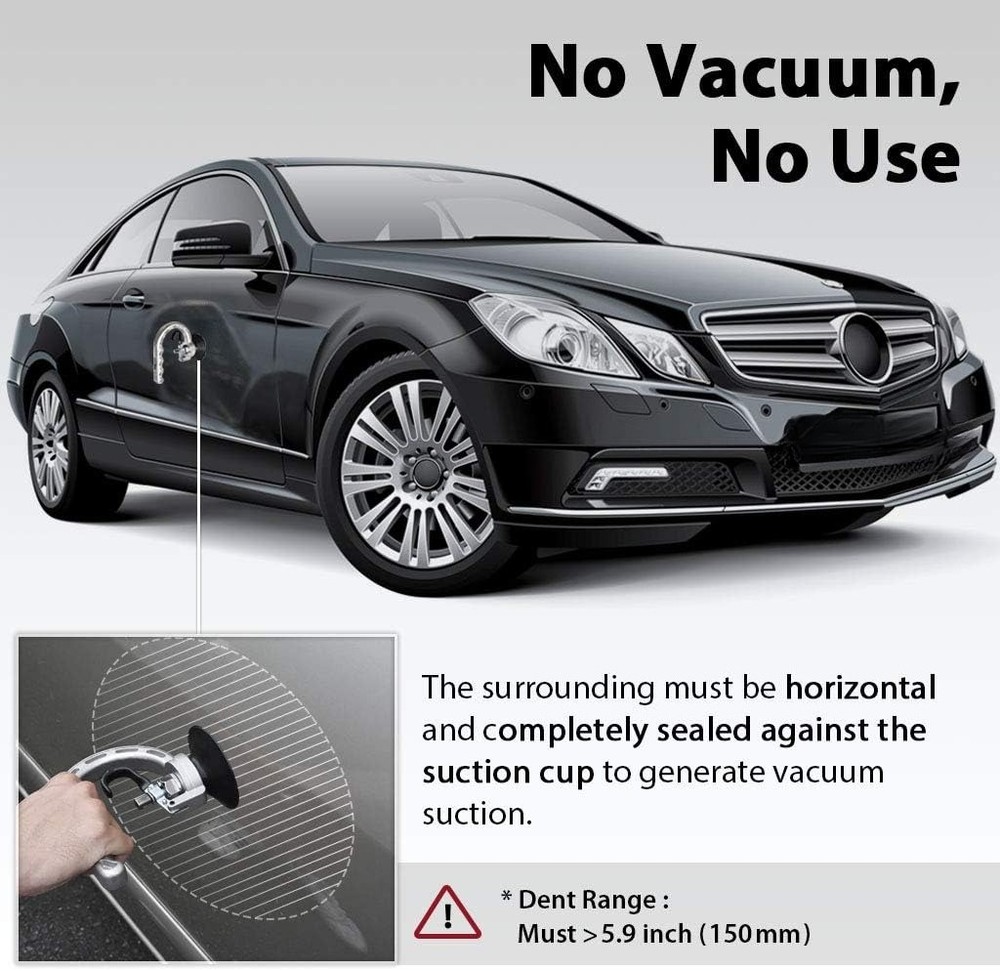 Powerful Suction Cup Aluminum Dent Puller - 2.95 inches