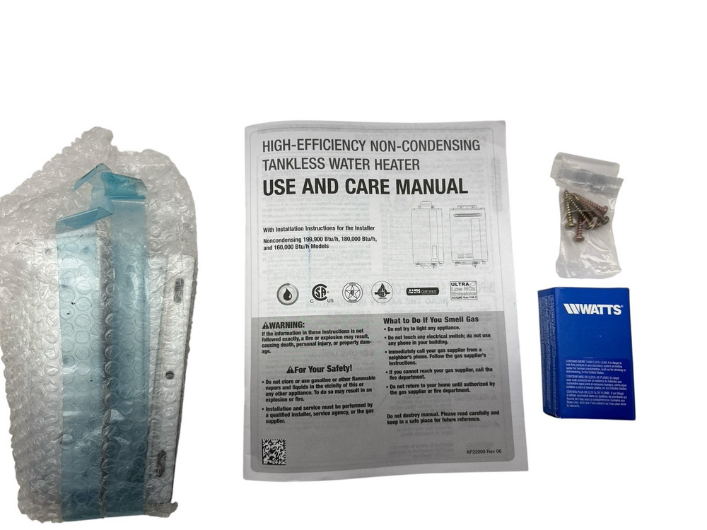 RHEEM Performance Plus Natural Gas Indoor Tankless Water Heater EC0180DVELN-3