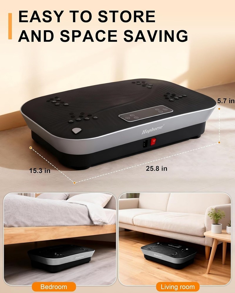 Vibration Plate Machine,180 Speeds Shake Plate for Lymphatic Drainage Weight ...