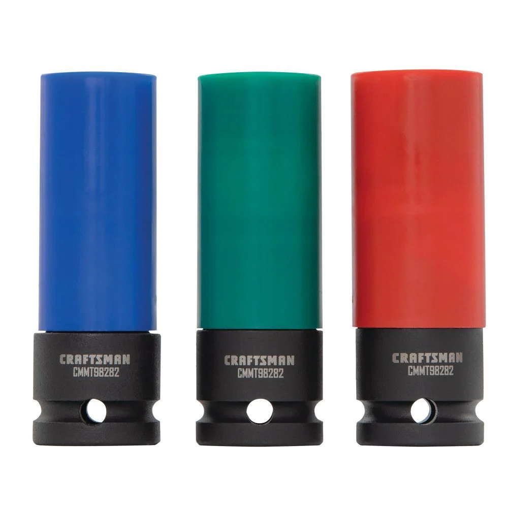 Craftsman Wheel Socket Set, 3 Piece
