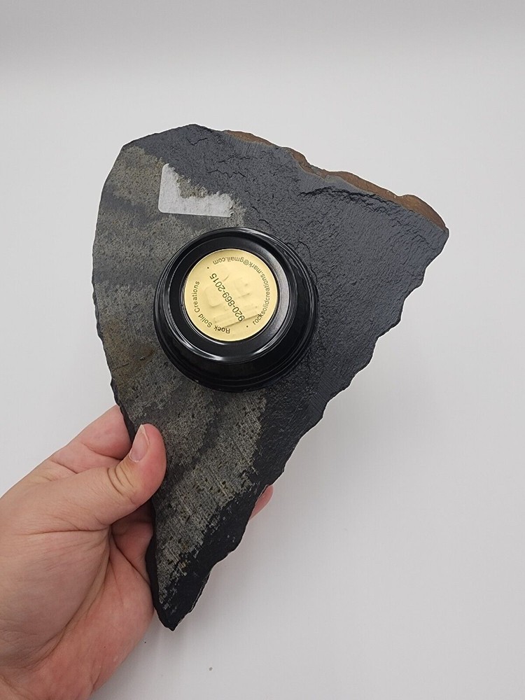 Rock Solid Creations Slate Flower frog