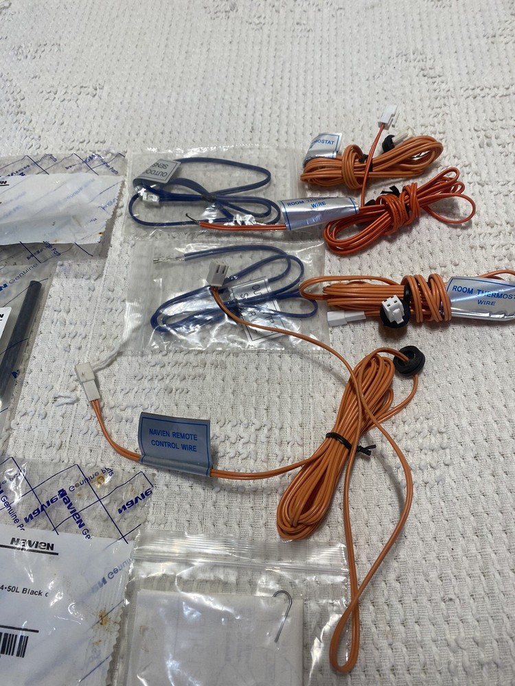 Assorted Navien Parts O-rings / Hose Tube / Remote Control Wire / Temp WIRE ect