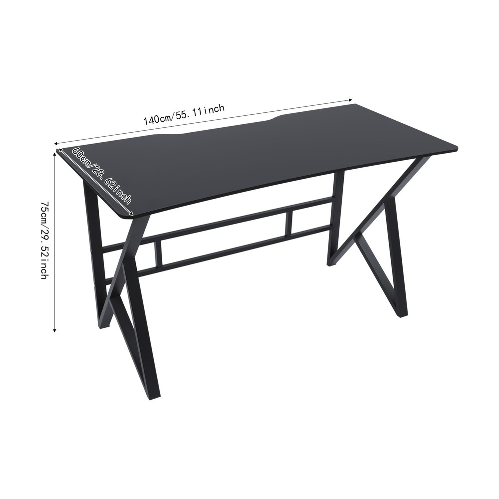 Home Office Writing Desk, Ergonomic Student Writing Desk Gaming Computer Desk