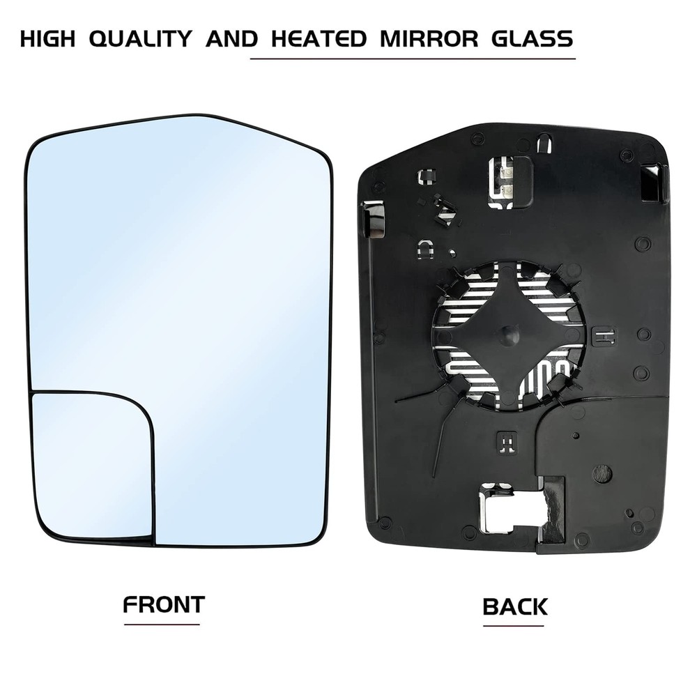 Driver Left Side Heated Mirror Replacement for 2011 2012 driver side, Black