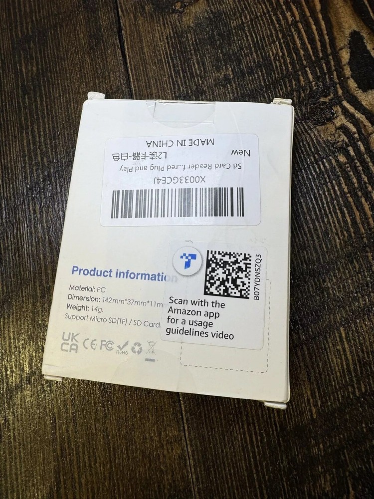 TF SD Dual Card Adapter Camera Reader for iPad iPhone Camera Micro SD