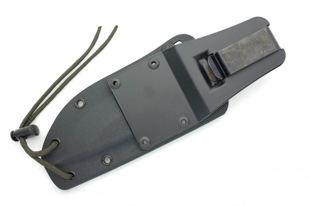 ESEE Model 5 Complete Sheath System Comes With Adjustable Tensioner Black Kydex