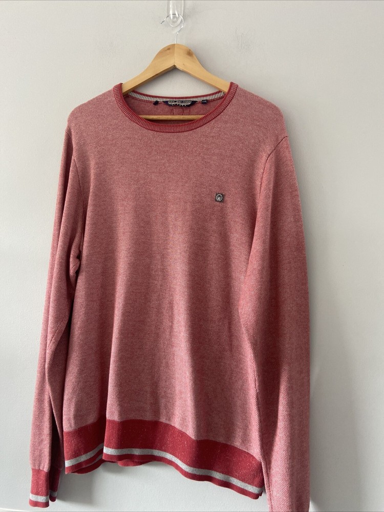 Duck & Cover Jumper 2xl Red Men’s Pullover