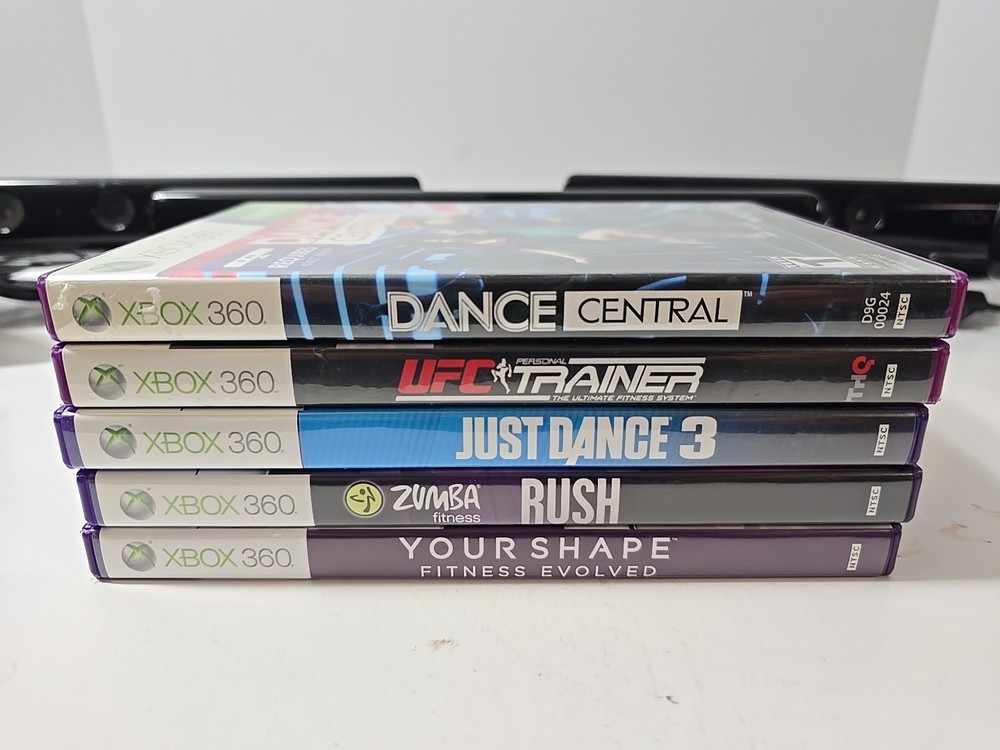 Xbox 360 Kinect Motion Sensor Bundle! 5 Cameras CLEAN/TESTED! SHIPS FREE TODAY🔥