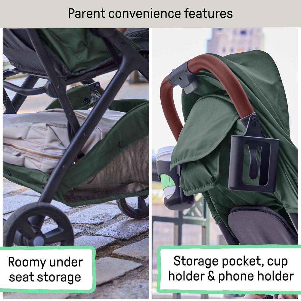 Summer Infant Ingenuity 3Dquickclose CS+ Compact Fold Stroller – Forest