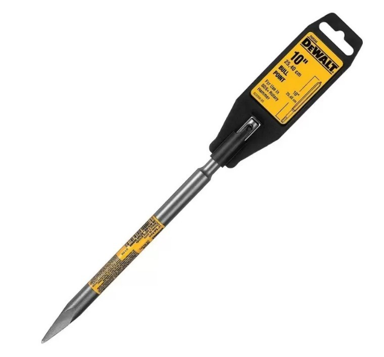 DeWalt DW5348, 10" SDS PLUS BULL POINT CHISEL