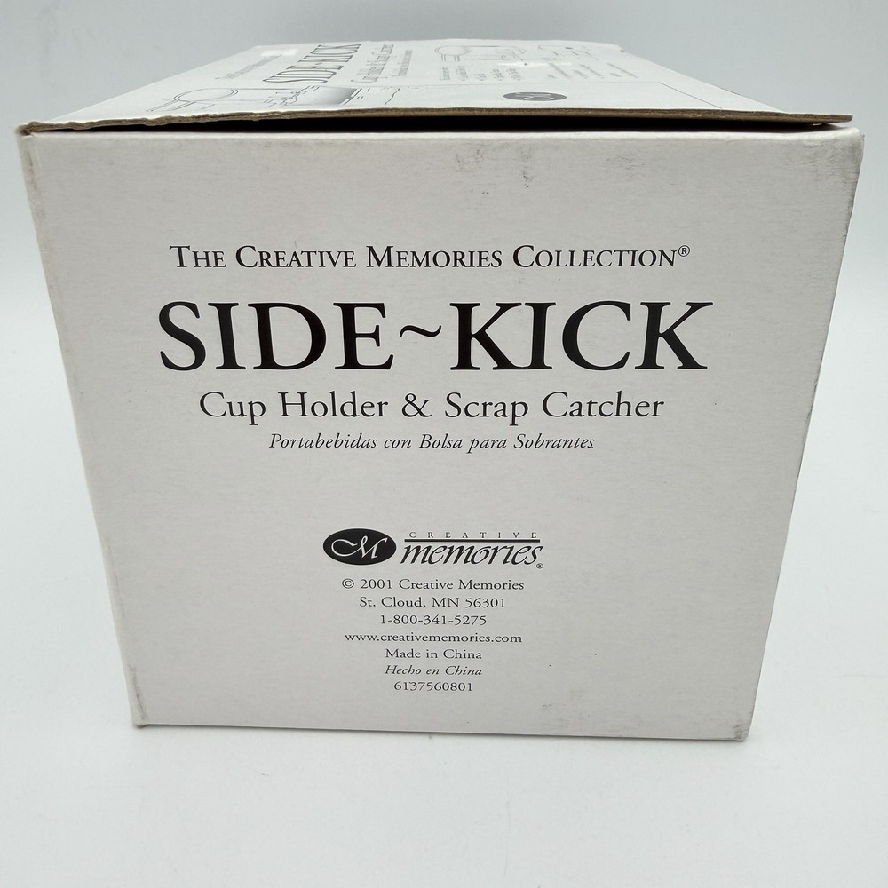 Creative Memories Side-Kick Cup Holder & Scrap Catcher Craft Table Clamp Set