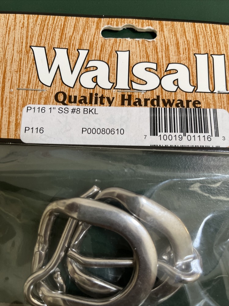 Walsall Quality Hardware 1” #8 BKL