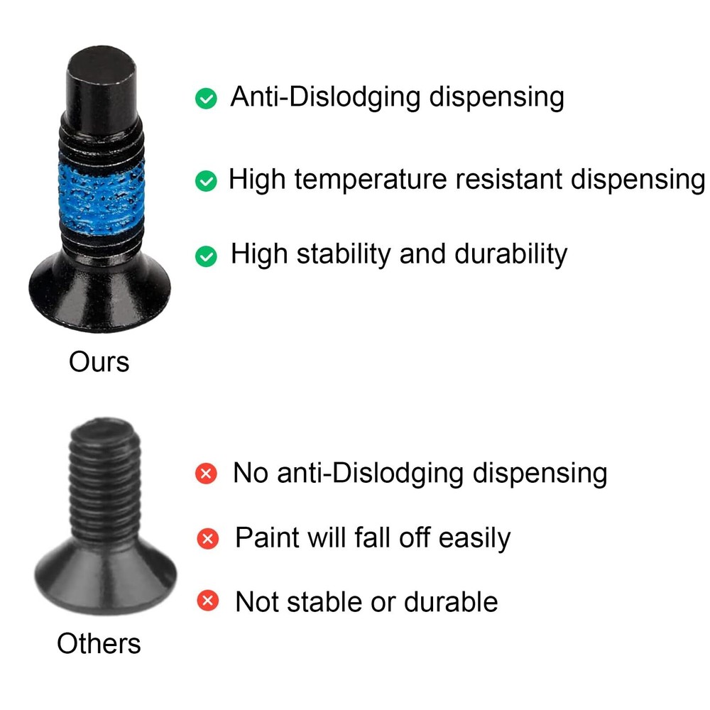 Scooter Forehead Screw Accessories - Carbon Steel Fixed Screw KIT