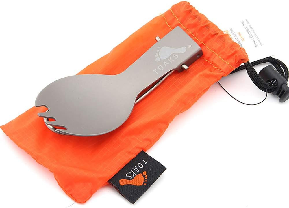 Titanium Folding Spork