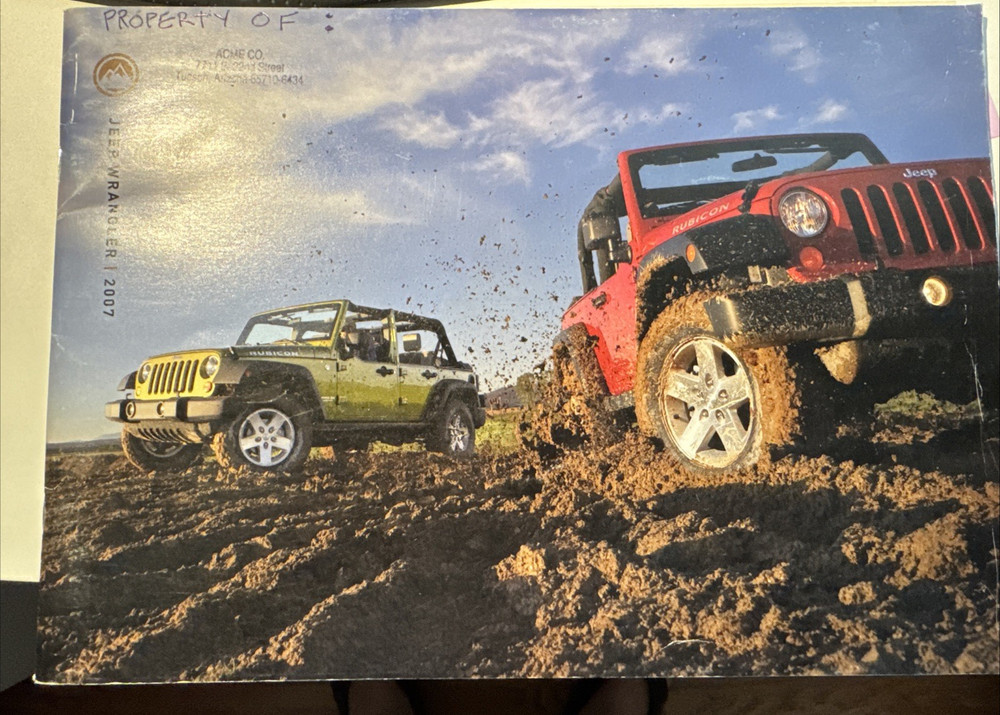 2007 Jeep Wrangler Catalog