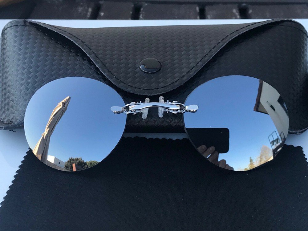 Glasses Matrix 4 Resurrections: Morpheus Silver Mirror Effect