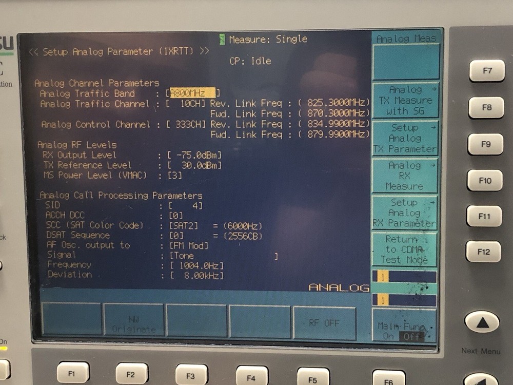 Anritsu MT8801C Radio Communication Analyzer
