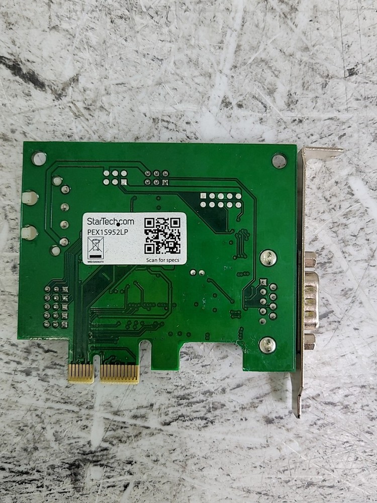 StarTech PEX1S952LP Native PCI Express RS232 Serial Card Low Profile