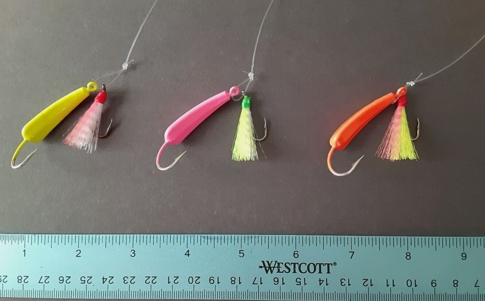 21 Mixed Color Pompano Jig Teasers