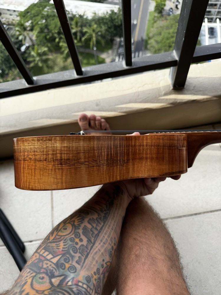 Ana’Ole Solid Koa Concert Ukulele Hand Made