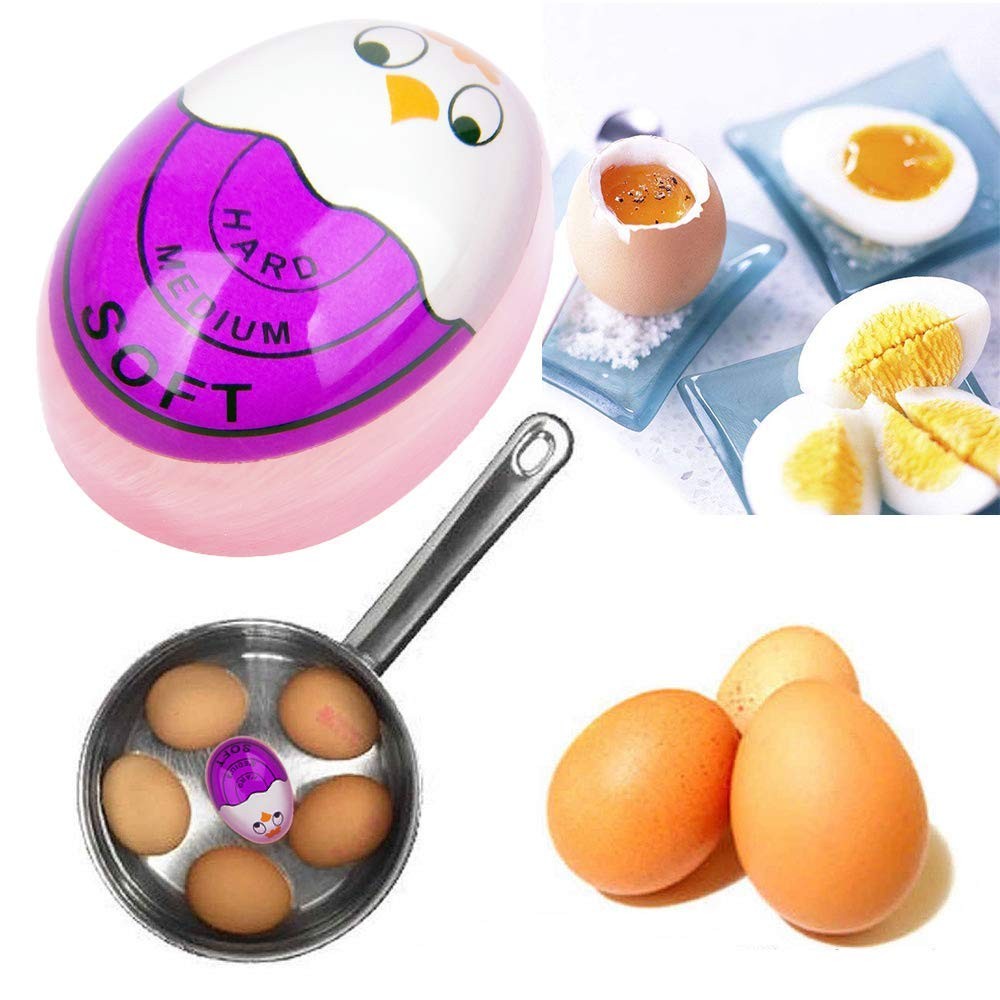 Egg Timer Sensitive Hard & Soft Boiled Color Changing Indicator Tells When Eg...