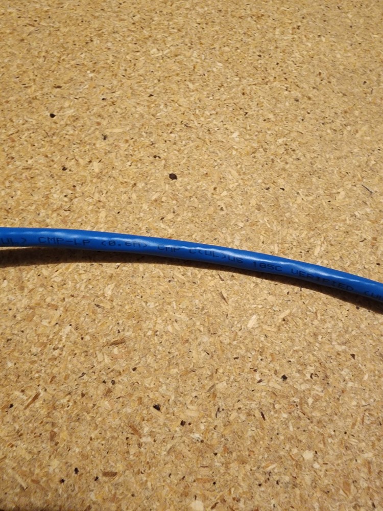 General Cable GenSPEED 6000 Enhanced Cat 6 CMP-LP, Plenum, Blue, 734’ Remaining