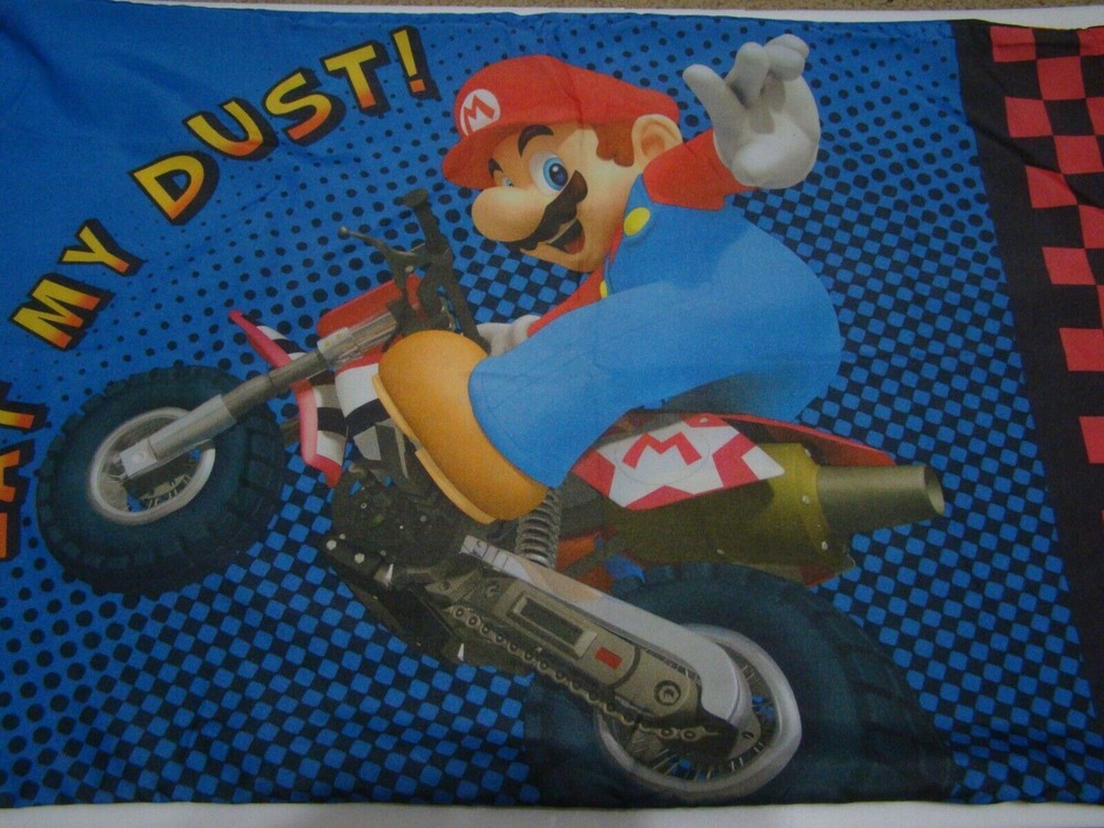 Mario Cart WII Standard Pillowcase