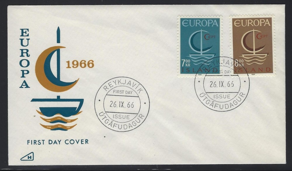 1960-1966 Iceland EUROPA First Day Covers - 6 different