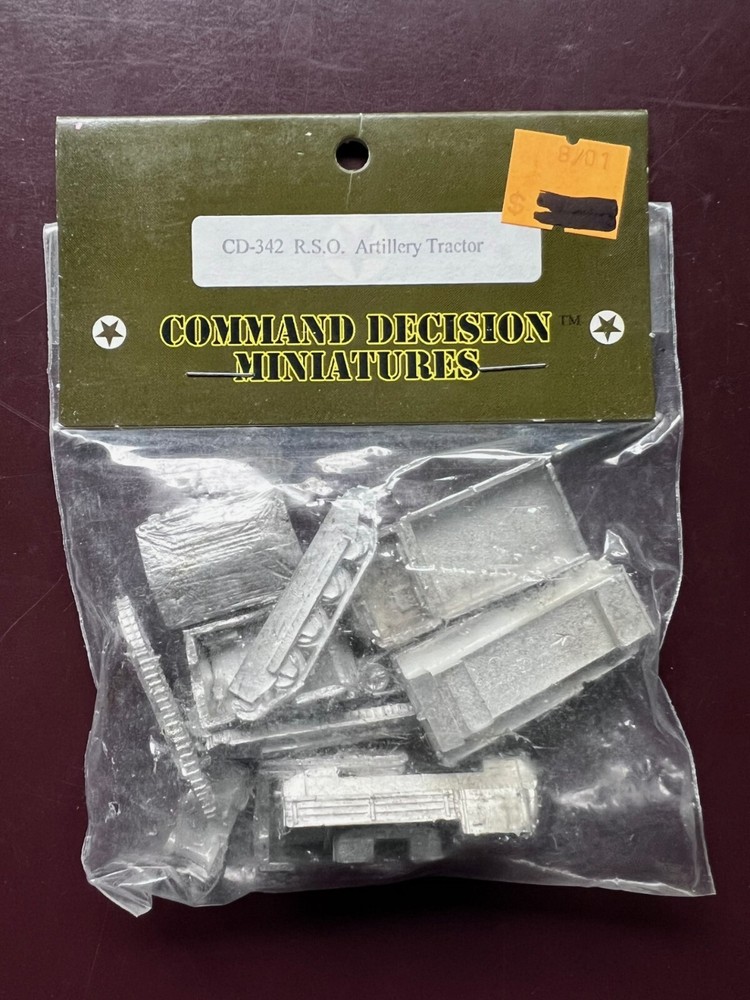 RSO Artillery Tractor CD-342 15mm Command Decision sealed pack
