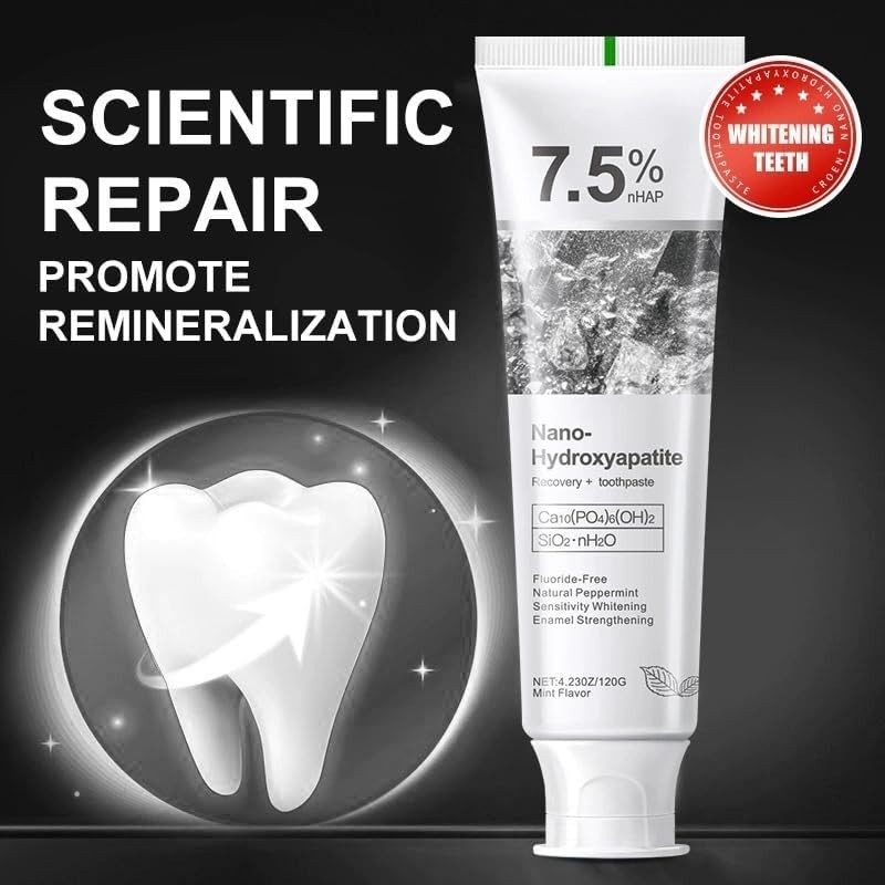 7.5% Nano Hydroxyapatite Toothpaste - 2 x 4.23 oz