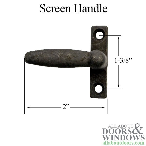 Stone River Bronze Screen Handle Dark Bronze 2