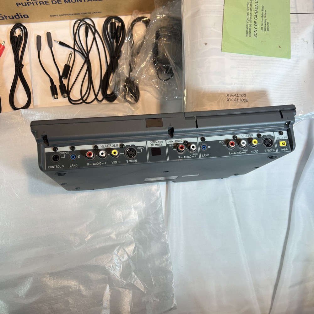 Sony Edit Studio XV-AL100 (NTSC) Video Editing System in Box