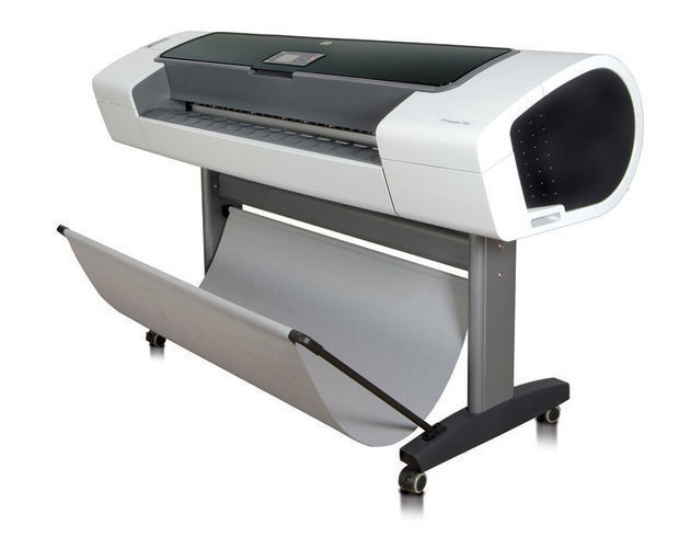 HP Design Jet T1100ps 44" Large Format Color Printer with Stand