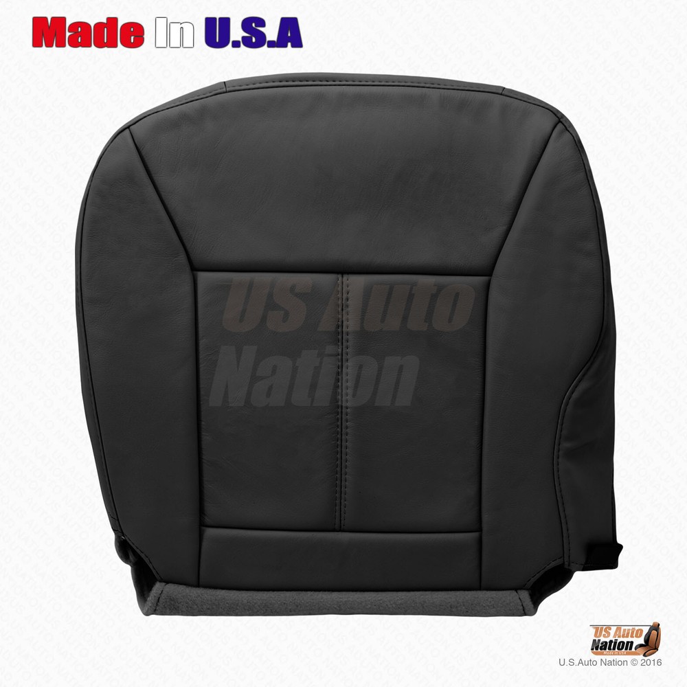 2010 2011 2012 2013 Chevy Impala LS LTZ LT Driver Bottom Leather Seat Cover Blk