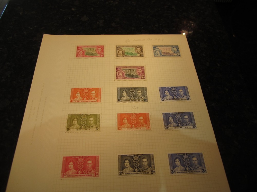 British Commonwealth Stamp Collection - Mostly Mint - 10 Pages