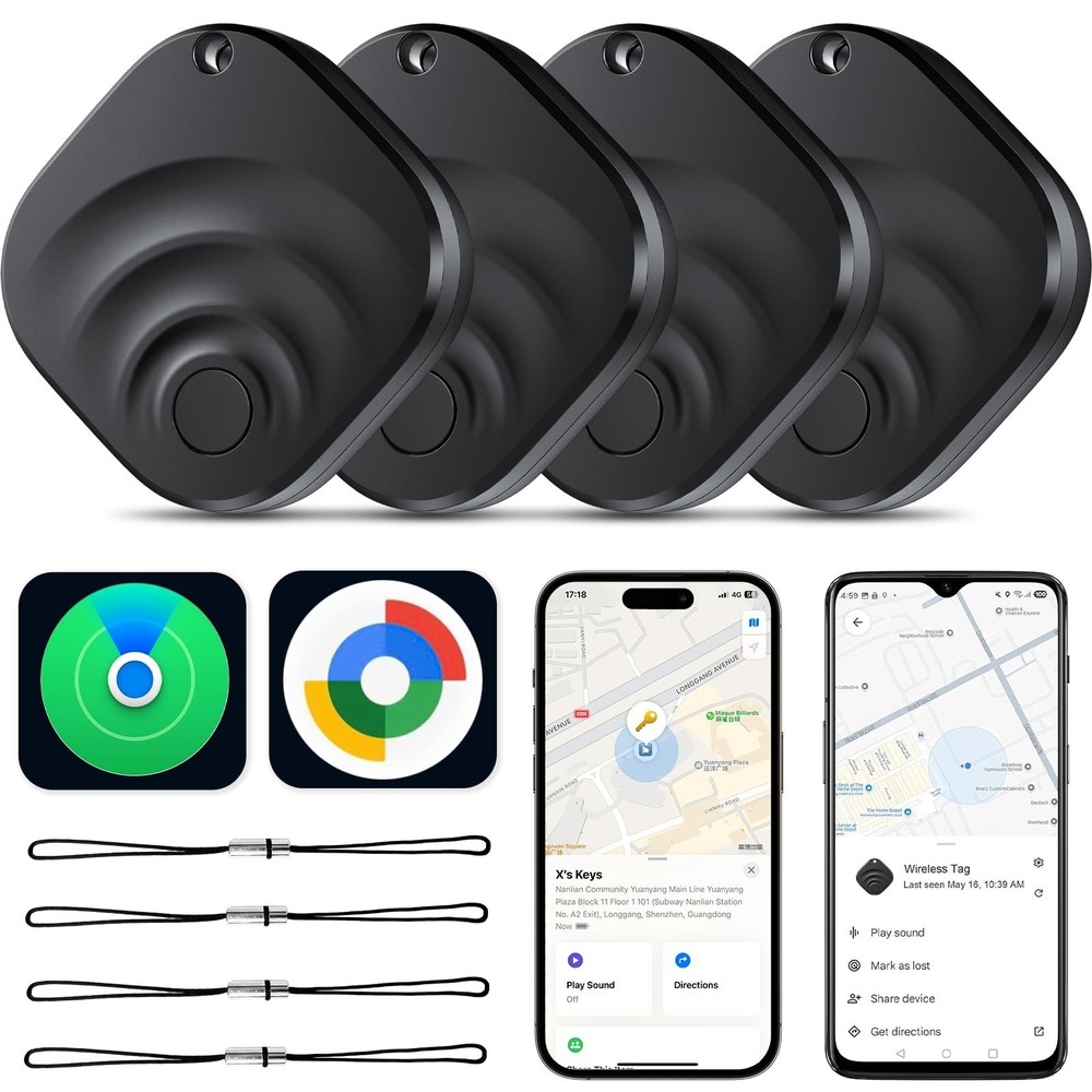 2026 Air Tracker Tags Item Locator for Android & iOS Bluetooth Tracker Smart ...