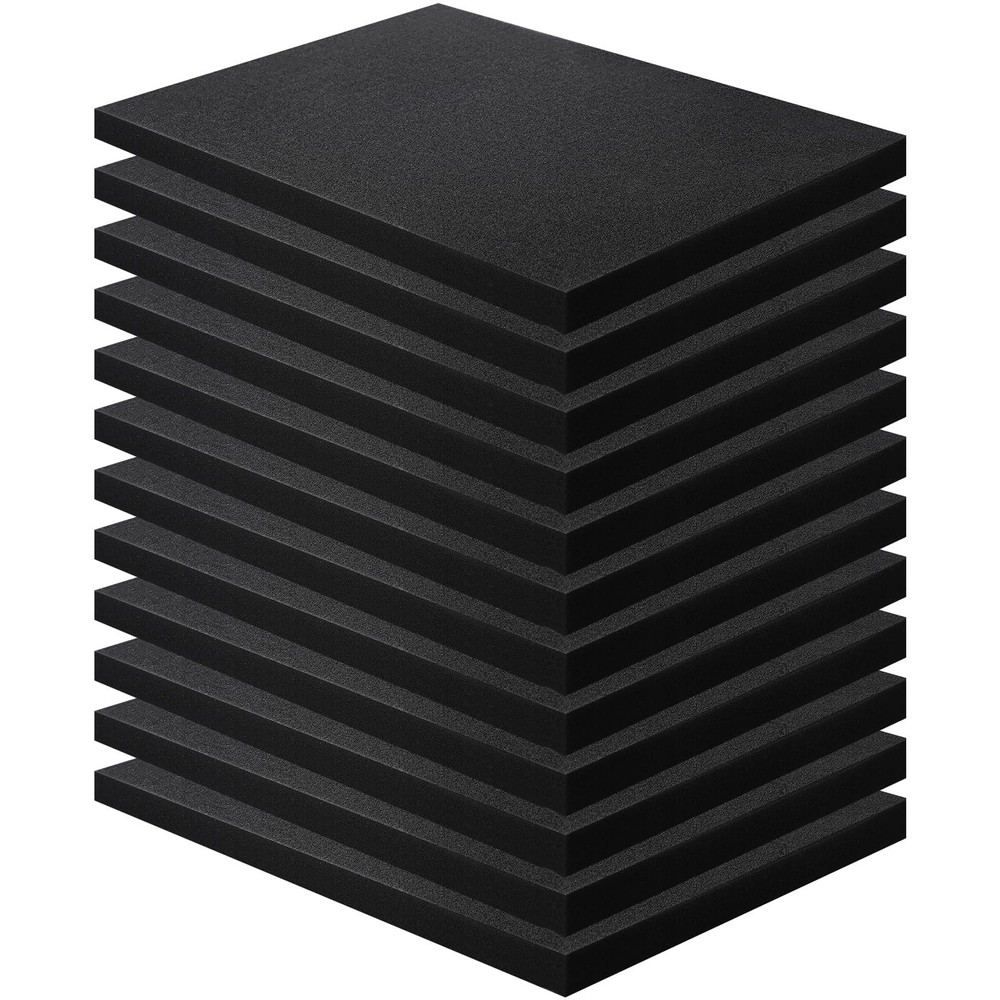 12 Pcs Polyurethane Foam Sheets Tool Box Polyurethane Pads Cuttable Foam Inse...
