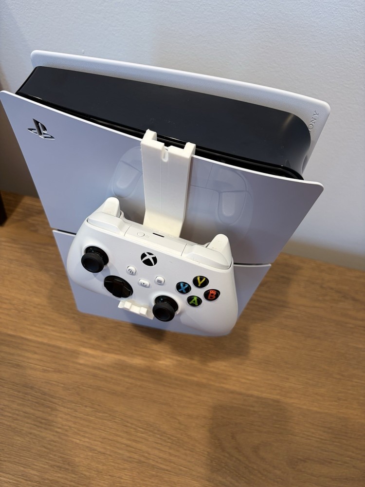 Multipurpose PS5 / Xbox Controller & Headset Holder – Mount with Cable Slot