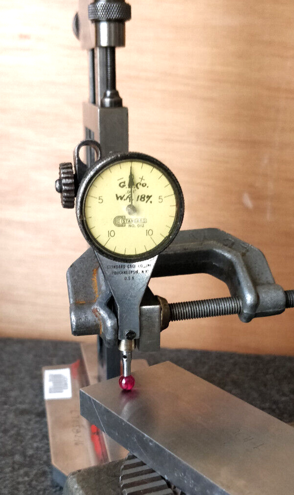 TESTED Dial Indicator: .001"- Standard Gage USA #012