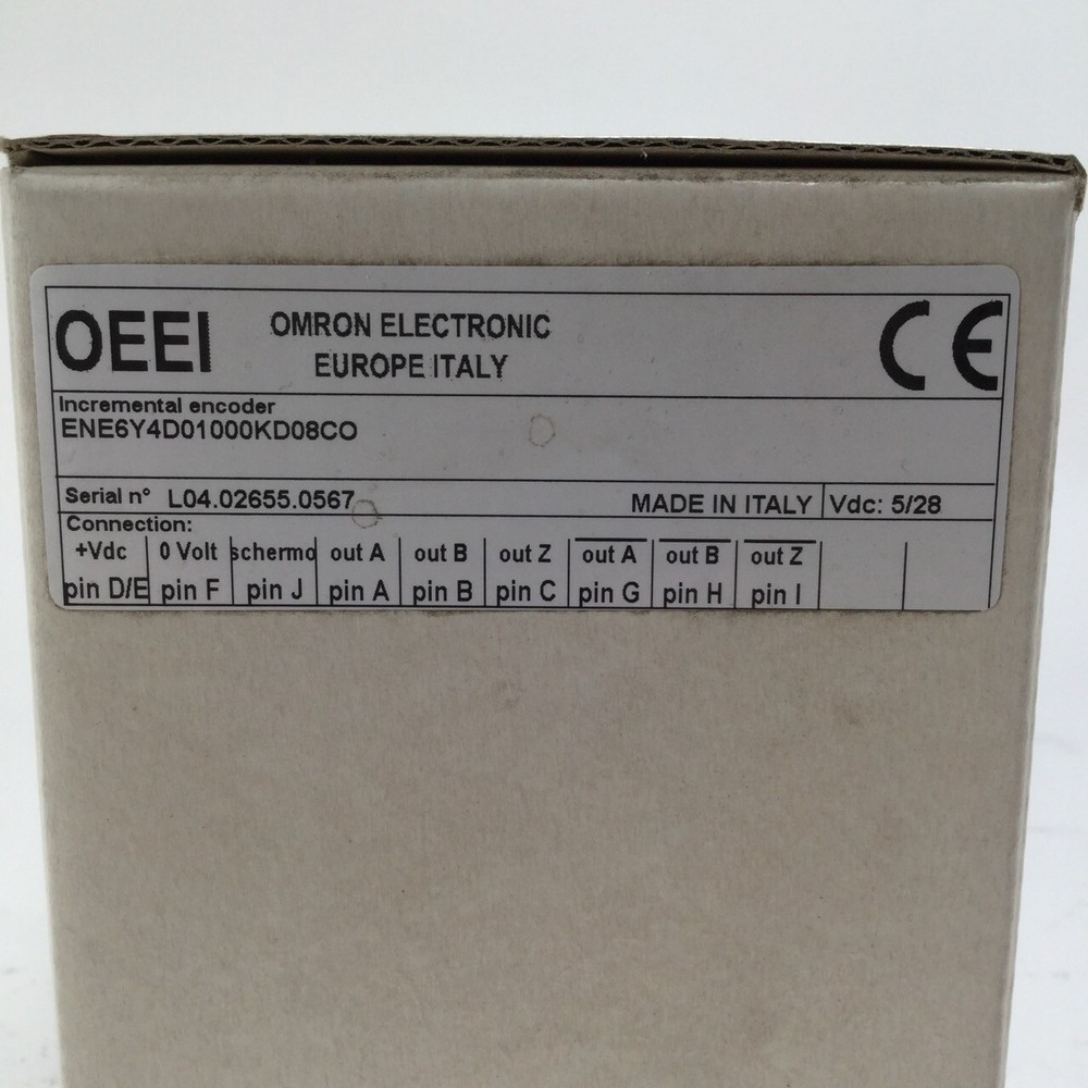 Omron ENE6Y4D01000KD08CO Incremental Encoder Vdc 28 New NFP