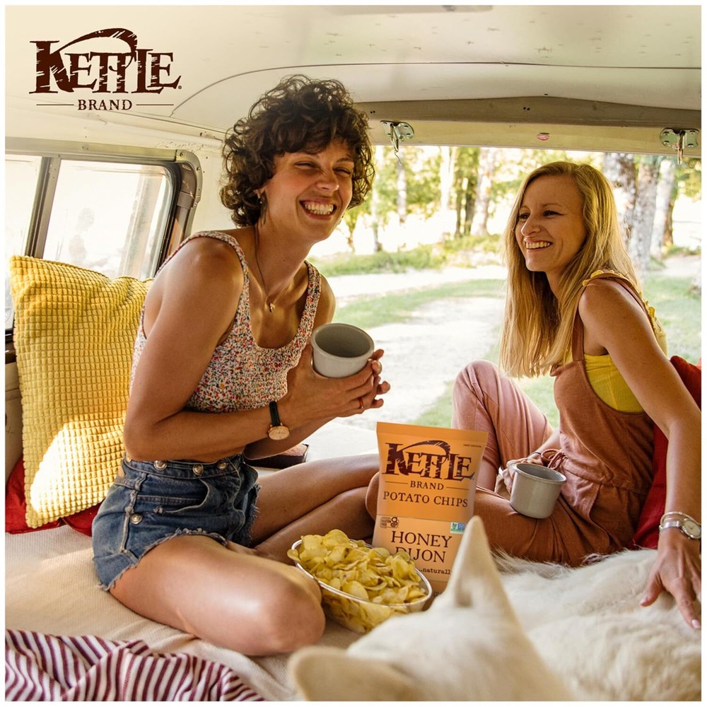 Kettle Brand Potato Chips Honey Dijon, 7.5 Oz