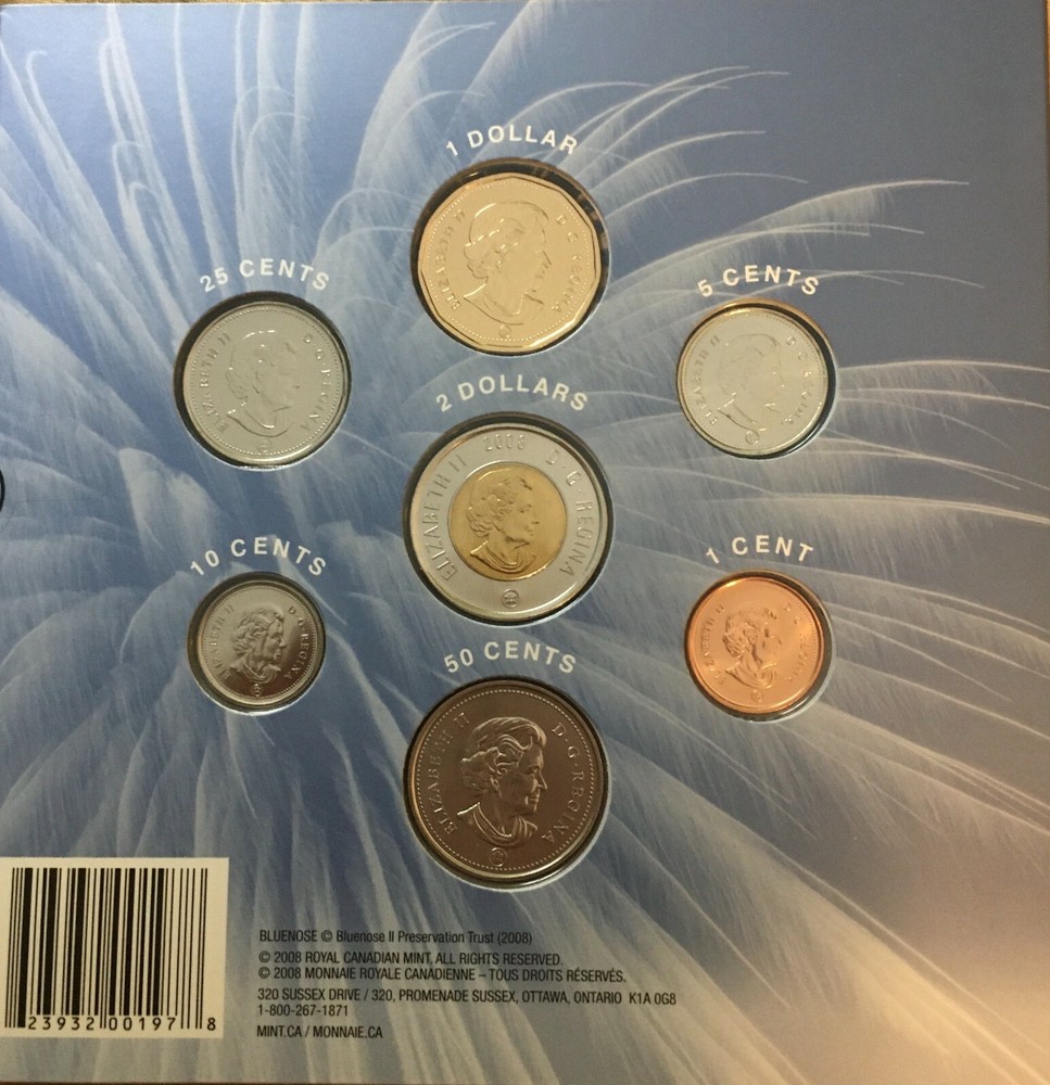 2008 COMMEMERATIVE CONGRATULATIONS 7 COIN SET