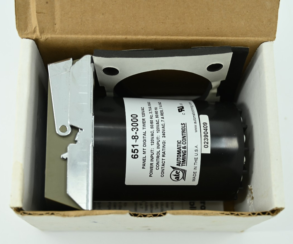 Automatic Timing & Controls ATC Panel MT Digital Timer 120VAC 651-8-3000