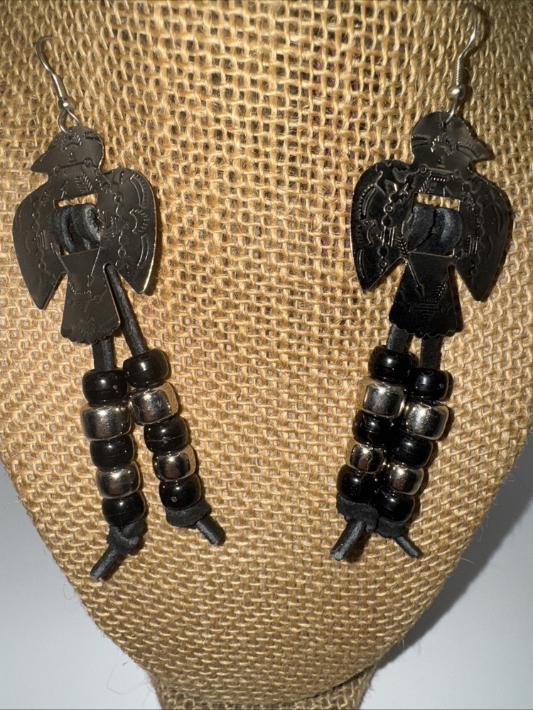 Native American Handmade Thunderbird Earrings