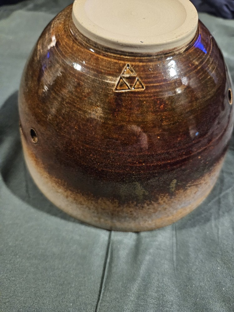 Beautiful handmade Ceramic Yarn Bowl * read description*