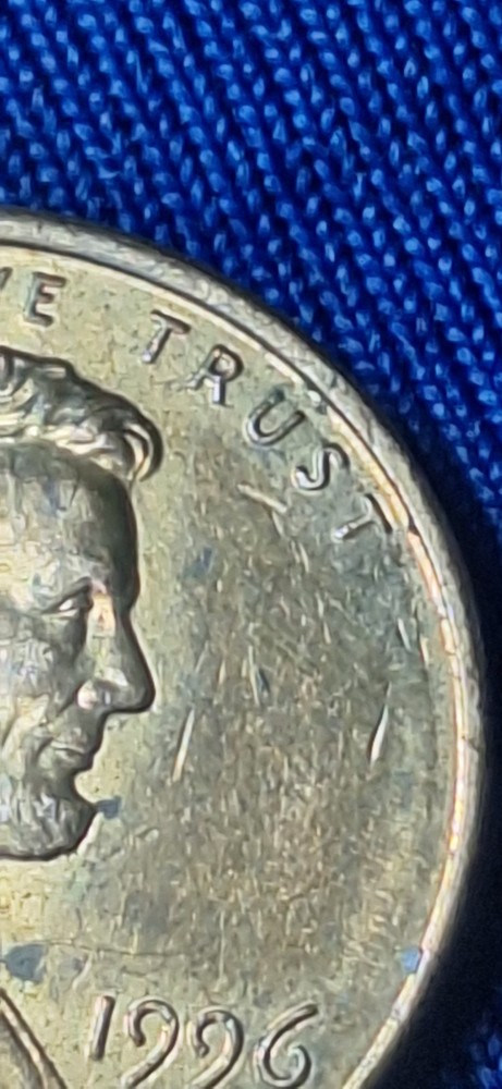 1996 No Mint Mark Dd Date Error Penny