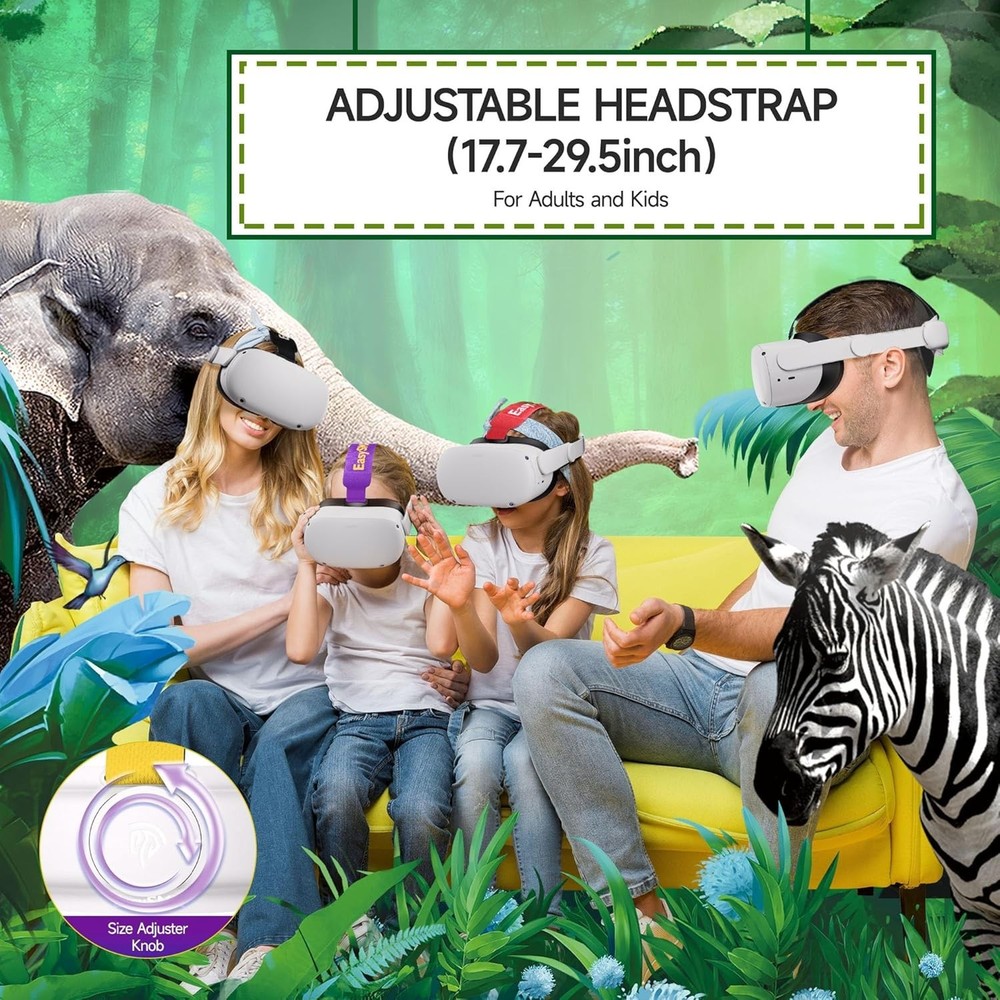 Q20 Headset Strap for Quest 2 - Accessories for Quest 2 - Lite Design for Imp...