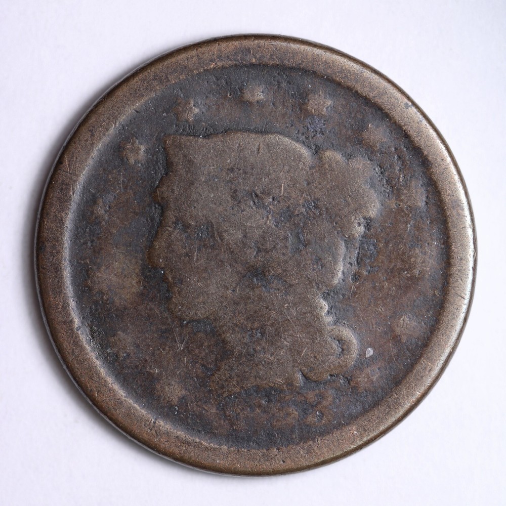 NO DATE Large Cent OLD RARE COIN B094