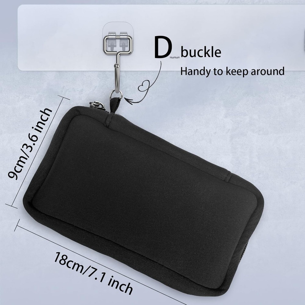 USB Flash Drive Storage Case 20 Slots Electronic Organizer Black Carrying Case